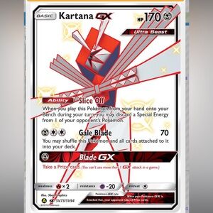 Kartana GX #SV73 Pokemon Hidden Fates
